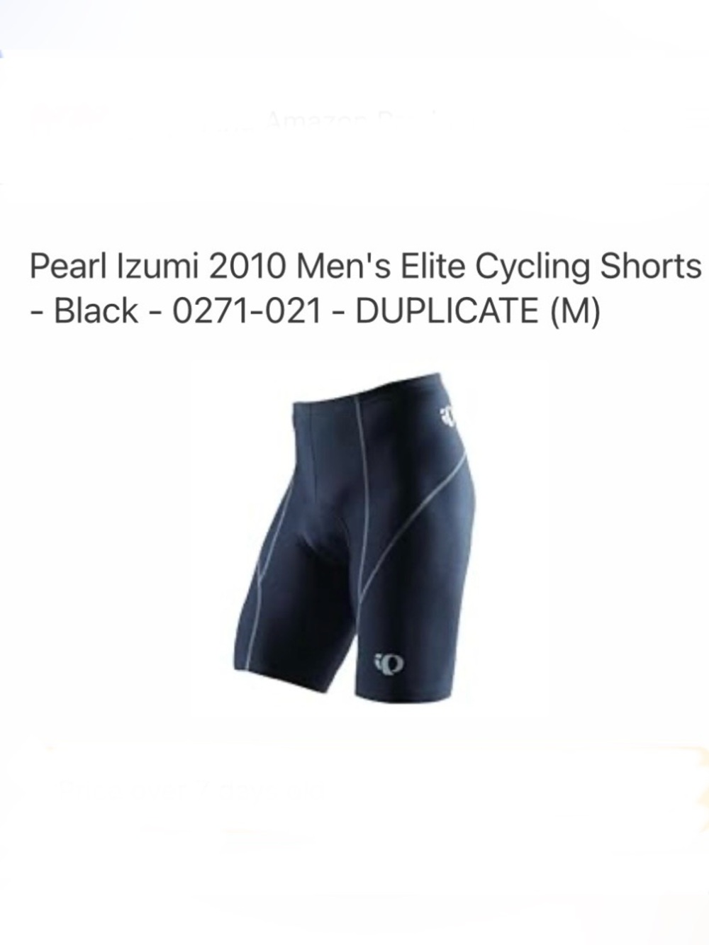 New Pearl Izumi Men’s Elite Padded Black Cycling Bike Shorts Medium 9” - Picture 11 of 11